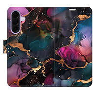 iSaprio Dark Marble Flip Case for Samsung Galaxy A37 - Phone Case