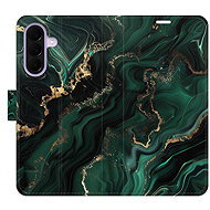 iSaprio Emerald 02 Flip Case for Samsung Galaxy A37 - Phone Case