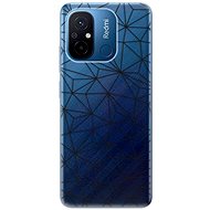 iSaprio Abstract Triangles 03 pro black pro Xiaomi Redmi 12C - Phone Cover
