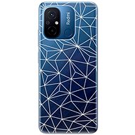 iSaprio Abstract Triangles 03 pro white pro Xiaomi Redmi 12C - Phone Cover