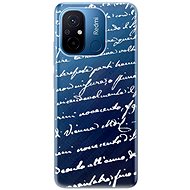 iSaprio Handwriting 01 pro white pro Xiaomi Redmi 12C - Phone Cover