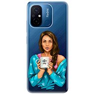 iSaprio Coffe Now pro Brunette pro Xiaomi Redmi 12C - Phone Cover
