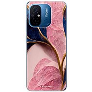 iSaprio Pink Blue Leaves for Xiaomi Redmi 12C - Phone Cover