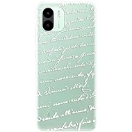 iSaprio Handwriting 01 pro white pro Xiaomi Redmi A1 / A2 - Phone Cover