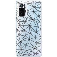 iSaprio Abstract Triangles 03 pro black pro Xiaomi Redmi Note 10 Pro - Phone Cover