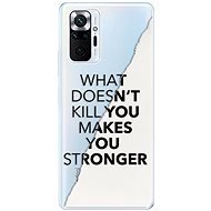 iSaprio Makes You Stronger pre Xiaomi Redmi Note 10 Pro - Kryt na mobil