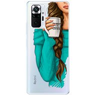 iSaprio My Coffe and Brunette Girl for Xiaomi Redmi Note 10 Pro - Phone Cover