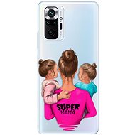 iSaprio Super Mama pro Two Girls pro Xiaomi Redmi Note 10 Pro - Phone Cover