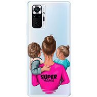 iSaprio Super Mama pro Boy and Girl pro Xiaomi Redmi Note 10 Pro - Phone Cover