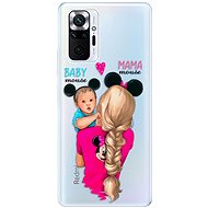 iSaprio Mama Mouse Blonde and Boy pro Xiaomi Redmi Note 10 Pro - Phone Cover