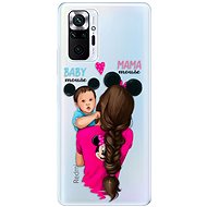 iSaprio Mama Mouse Brunette and Boy pro Xiaomi Redmi Note 10 Pro - Phone Cover