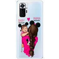 iSaprio Mama Mouse Brunette and Girl pro Xiaomi Redmi Note 10 Pro - Phone Cover