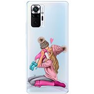 iSaprio Kissing Mom pro Blond and Girl pro Xiaomi Redmi Note 10 Pro - Phone Cover