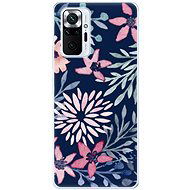 iSaprio Leaves on Blue pro Xiaomi Redmi Note 10 Pro - Phone Cover