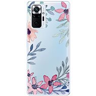 iSaprio Leaves and Flowers pro Xiaomi Redmi Note 10 Pro - Phone Cover
