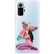 iSaprio Kissing Mom pro Brunette and Girl pro Xiaomi Redmi Note 10 Pro - Phone Cover