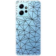 iSaprio Abstract Triangles 03 pro black pro Xiaomi Redmi Note 12 5G - Phone Cover