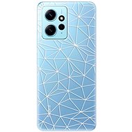 iSaprio Abstract Triangles 03 pro white pro Xiaomi Redmi Note 12 5G - Phone Cover