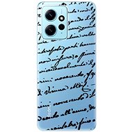 iSaprio Handwriting 01 pro black pro Xiaomi Redmi Note 12 5G - Phone Cover