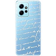 iSaprio Handwriting 01 pro white pro Xiaomi Redmi Note 12 5G - Phone Cover