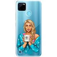 iSaprio Coffe Now pro Blond pro Realme C21Y / C25Y - Phone Cover