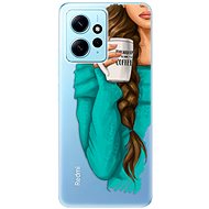 iSaprio My Coffe and Brunette Girl pro Xiaomi Redmi Note 12 5G - Phone Cover