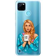 iSaprio Coffe Now pro Redhead pro Realme C21Y / C25Y - Phone Cover