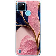iSaprio Pink Blue Leaves pro Realme C21Y / C25Y - Phone Cover
