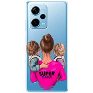 iSaprio Super Mama pro Two Boys pro Xiaomi Redmi Note 12 Pro+ 5G - Phone Cover