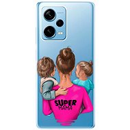 iSaprio Super Mama pro Boy and Girl pro Xiaomi Redmi Note 12 Pro+ 5G - Phone Cover
