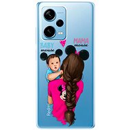 iSaprio Mama Mouse Brunette and Boy pro Xiaomi Redmi Note 12 Pro+ 5G - Phone Cover