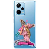 iSaprio Kissing Mom pro Blond and Girl pro Xiaomi Redmi Note 12 Pro+ 5G - Phone Cover