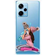 iSaprio Kissing Mom pro Brunette and Boy pro Xiaomi Redmi Note 12 Pro+ 5G - Phone Cover