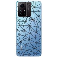 iSaprio Abstract Triangles 03 pro black pro Xiaomi Redmi Note 12S - Phone Cover
