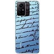 iSaprio Handwriting 01 pro black pro Xiaomi Redmi Note 12S - Phone Cover