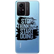 iSaprio Start Doing pro black pro Xiaomi Redmi Note 12S - Phone Cover