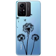 iSaprio Three Dandelions pro black pro Xiaomi Redmi Note 12S - Phone Cover