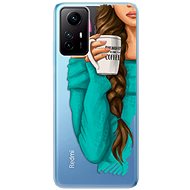 iSaprio My Coffe and Brunette Girl pro Xiaomi Redmi Note 12S - Phone Cover