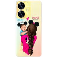 iSaprio Mama Mouse Brunette and Boy pro Realme C55 - Phone Cover