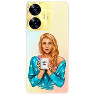 iSaprio Coffe Now pro Redhead pro Realme C55 - Phone Cover