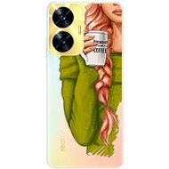 iSaprio My Coffe and Redhead Girl pro Realme C55 - Phone Cover