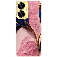 iSaprio Pink Blue Leaves pro Realme C55 - Phone Cover