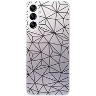 iSaprio Abstract Triangles 03 pro black pro Samsung Galaxy A14 / A14 5G - Phone Cover