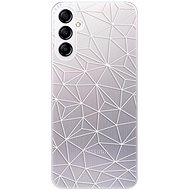 iSaprio Abstract Triangles 03 pro white pro Samsung Galaxy A14 / A14 5G - Phone Cover