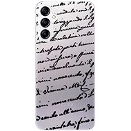 iSaprio Handwriting 01 pro black pro Samsung Galaxy A14 / A14 5G - Phone Cover