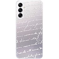 iSaprio Handwriting 01 pro white pro Samsung Galaxy A14 / A14 5G - Phone Cover