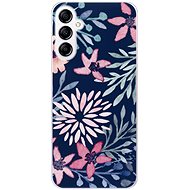 iSaprio Leaves on Blue pro Samsung Galaxy A14 / A14 5G - Phone Cover
