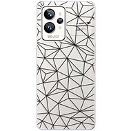 iSaprio Abstract Triangles 03 pro black pro Realme GT 2 Pro - Phone Cover