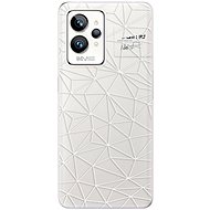 iSaprio Abstract Triangles 03 pro white pro Realme GT 2 Pro - Phone Cover