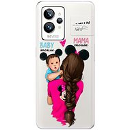 iSaprio Mama Mouse Brunette and Boy pro Realme GT 2 Pro - Phone Cover